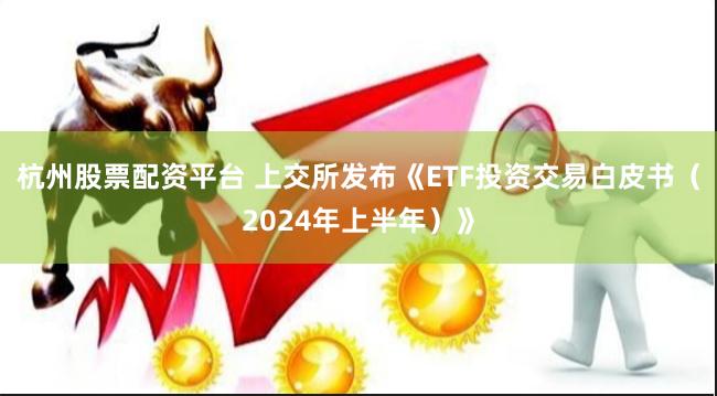 杭州股票配资平台 上交所发布《ETF投资交易白皮书（2024年上半年）》